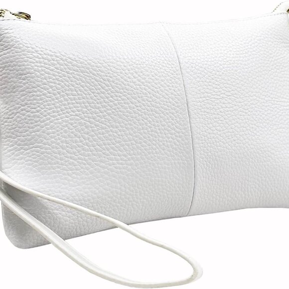 Leather Wristlet Wallet Clutch for Women Small Crossbody Phone Bag - Picture 1 of 6